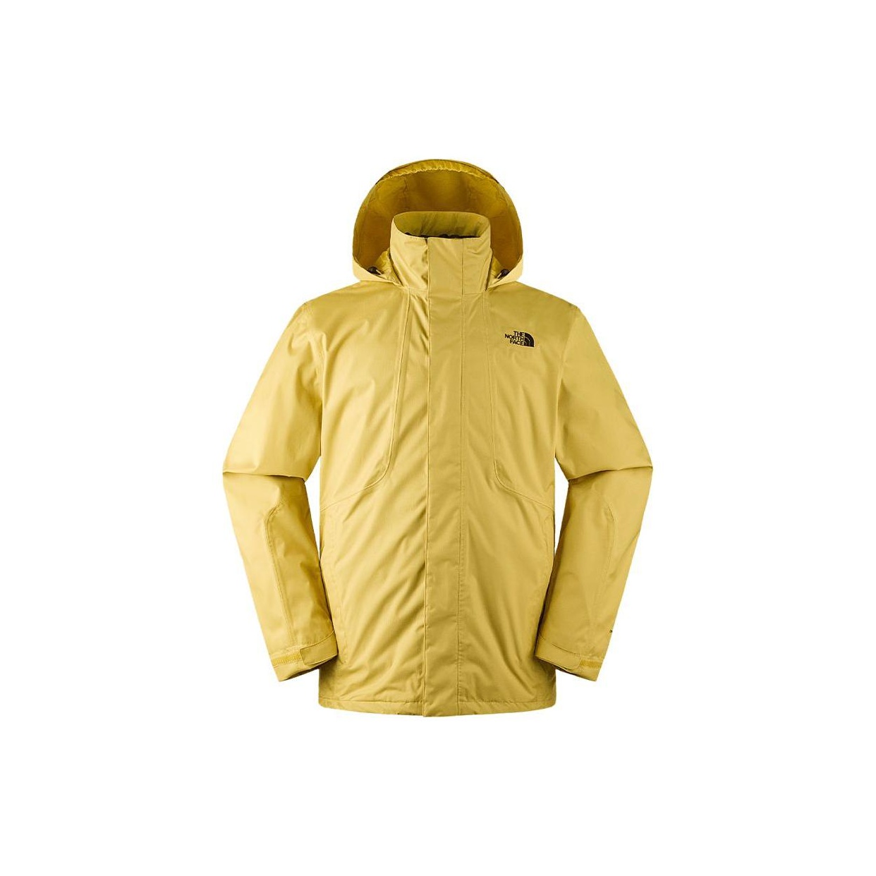 North face windbreaker yellow best sale