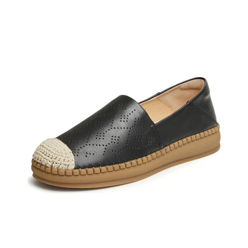Teenmix Espadrilles Women's Pink/Black/Beige-6