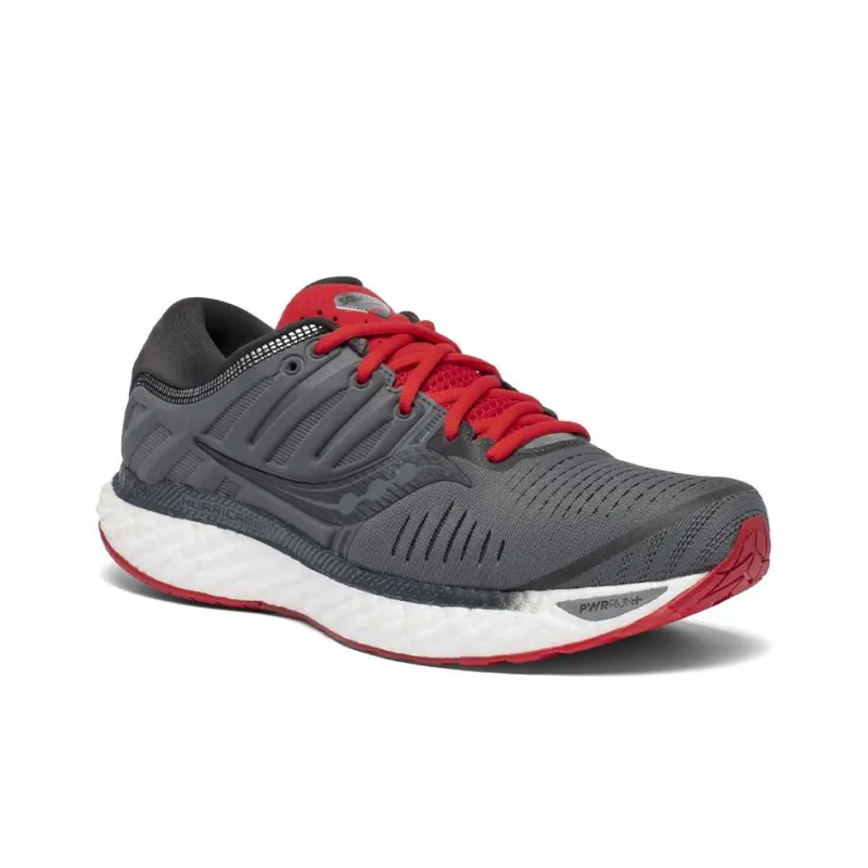 saucony Hurricane 22 'Charcoal Red'-4