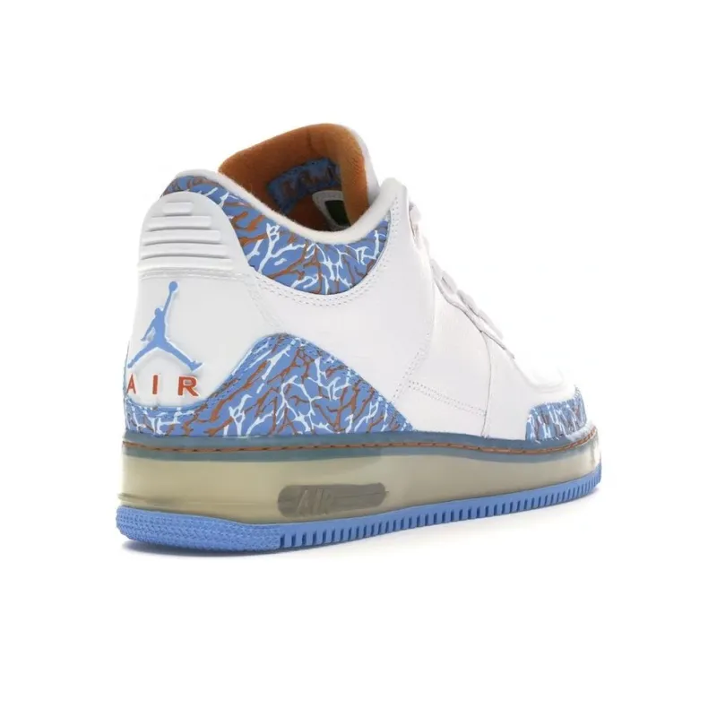 Jordan Ajf 3 White University Blue Sunset-3