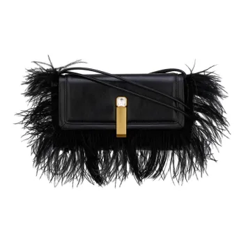 ZARA Leather Handbag Shoulder Bag Crossbody Bag Mini Women's Black