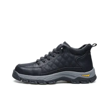 EGCHI Casual Shoes Men Low-Top Black