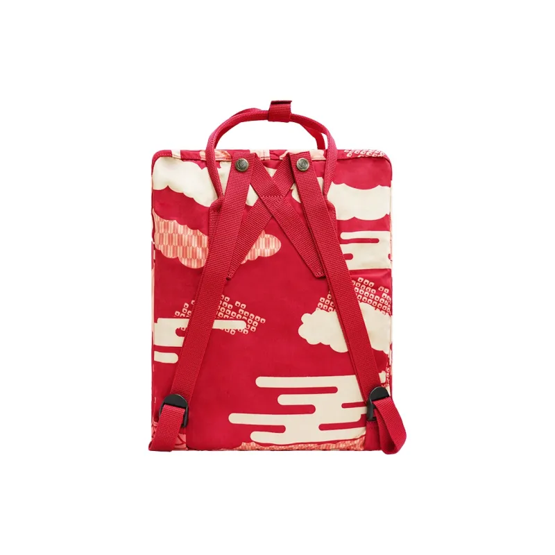 Fjallraven Vinylon Backpack Large Size Unisex Red-1
