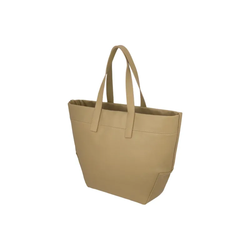 ZARA Cow Leather Tote Bag Shopping Bag Shoulder Bag Handbag Large Size Women's Zebra Print Brown Yellow-2