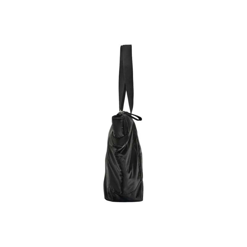 ZARA Polyurethane Tote Bag Shopping Bag Handbag Shoulder Bag Women's Black-2