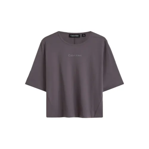 Calvin Klein T-Shirts Women's Tin Can Gray