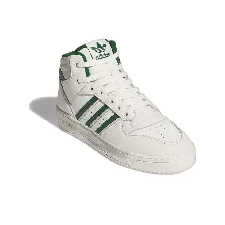Adidas Originals Rivalry Warm Slip Resistant High Top Skateboard Shoes Unisex White-2