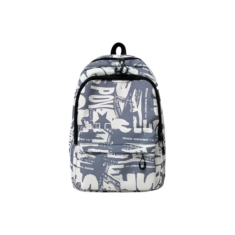 SURELAPTOP Nylon Laptop Backpack Large Size Unisex Black/Gray/Green/Blue-20