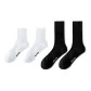 2 Medium White, 2 Black