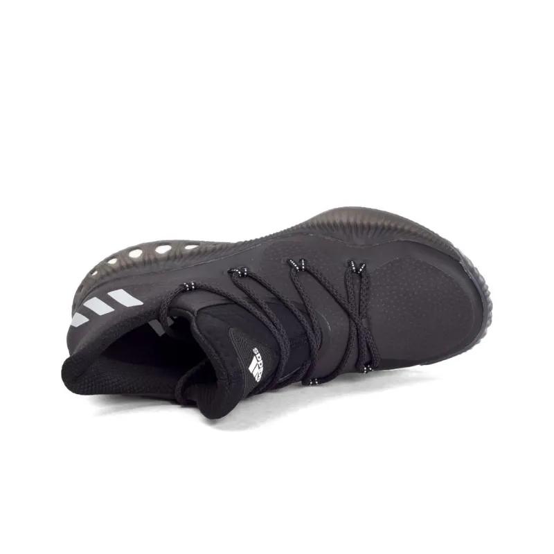 Adidas Crazy Explosive Anti Slip And Wear Resistant Lightweight Low Top Basketball Shoes Men's Black-2