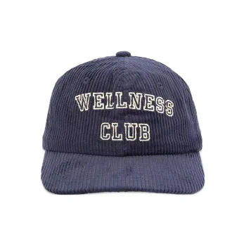 SPORTY & RICH Corduroy Baseball Caps Women's Blue