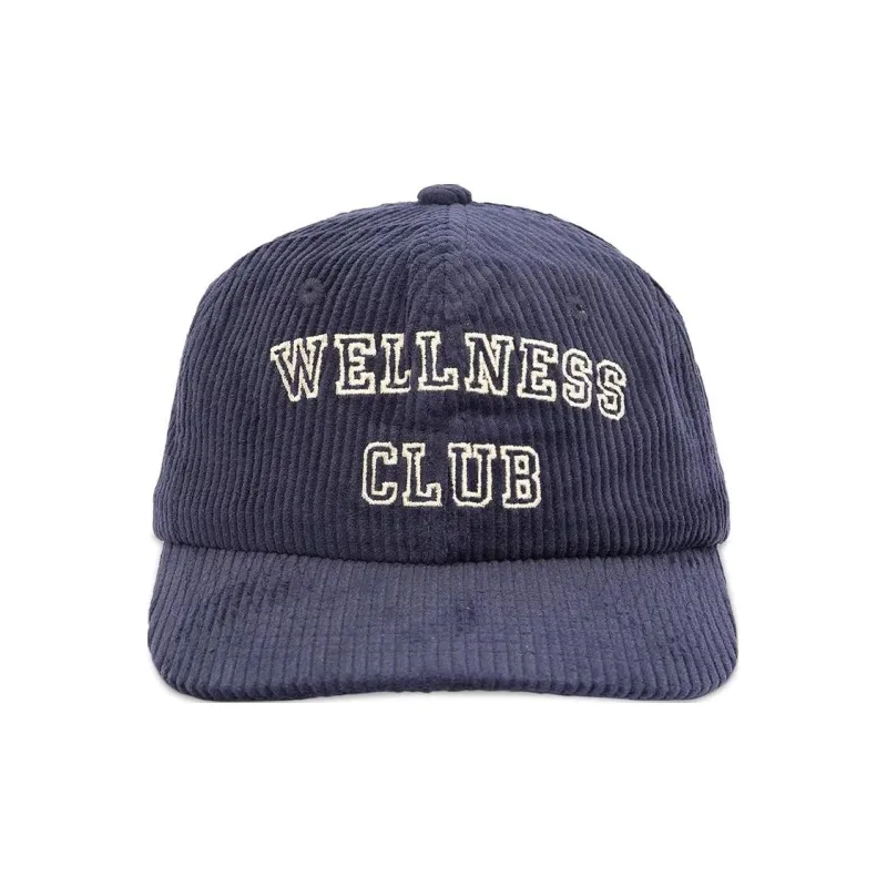 SPORTY & RICH Corduroy Baseball Caps Women's Blue-0