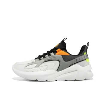 Erke Low Top Casual Running Shoes Men's Gray Black