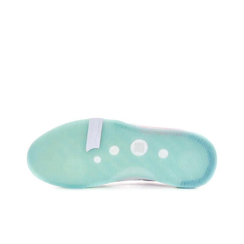 LiNing LINGTENG 䨻 Low Top Skateboard Shoes Unisex White Pink Blue-4