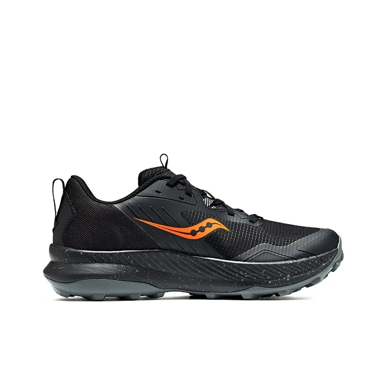 Saucony BLAZE TR Low Top Trail Running Shoes Men's Black Gray-1