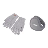 Gray Glove+Gray Earmuff