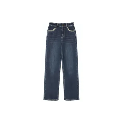 YINER GoodLand Jeans Women's Vintage Blue