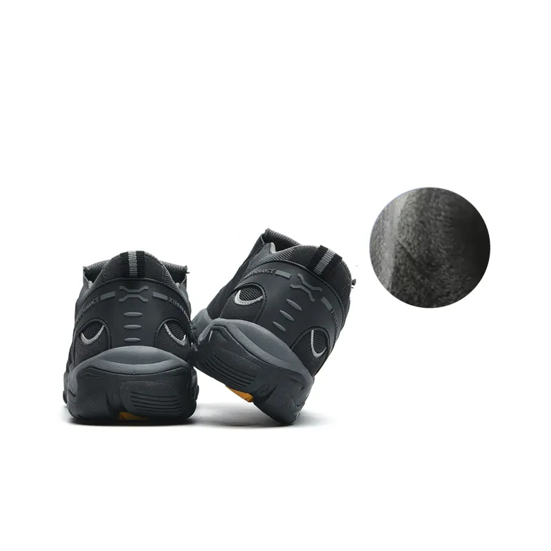 Jeep Cushioning Anti Slip Wear Resistant And Warm Rebound Coverage Low Top Outdoor Shoes Men's Gray-3