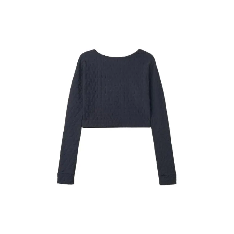 Sunnei Embossed Logo print Cropped Top-1