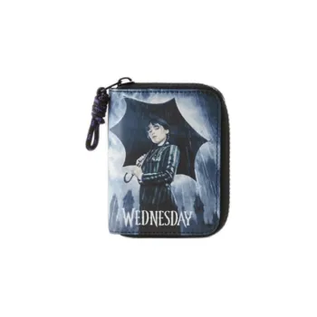 ZARA Wednesday, Collaboration PU Polyurethane Wallet Regular Women's Black