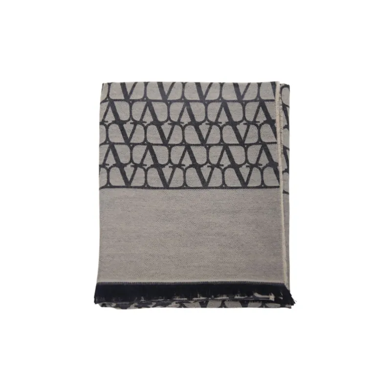 Valentino Toile Iconographe Frayed Edge Scarf-0