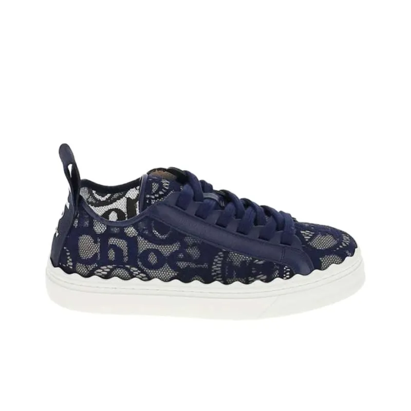 Chloe Low Top Stylish Skateboarding Shoes Women's Blue-1