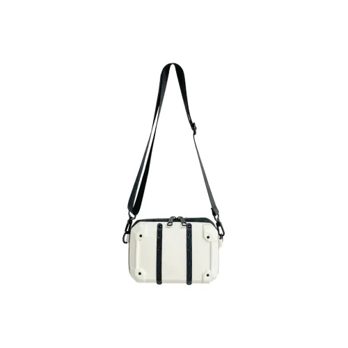 ALNI BITTON PVC Small Square Bag Shoulder Bag Crossbody Bag Regular Men's White/Black