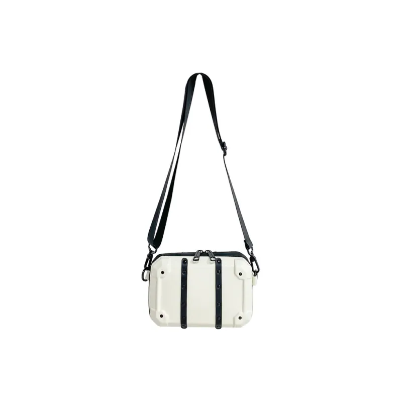 ALNI BITTON PVC Small Square Bag Shoulder Bag Crossbody Bag Regular Men's White/Black-5