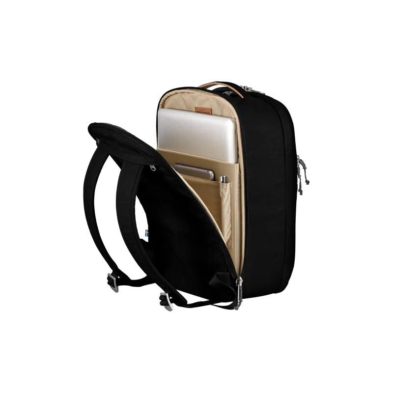 Fjallraven Recycled Polyester Travel Bags Backpack Small Size Unisex Black-2