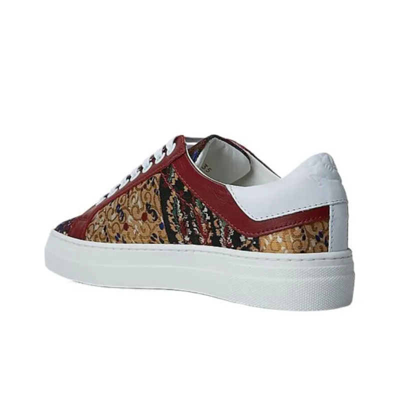 ETRO Wear-Resistant Low-Top Skateboard Shoes Women's Red-4