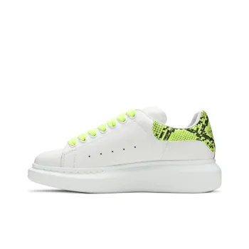 Alexander McQueen Oversized Neon Green Snake Print