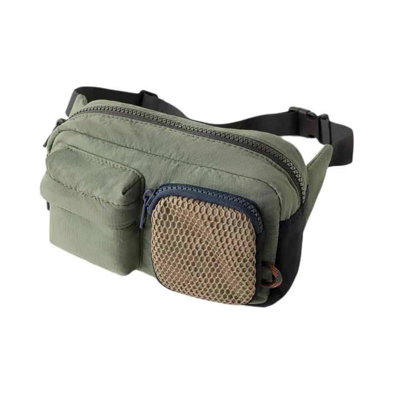 ZARA Polyester Fanny Pack Sling Bags Kids' Bags Regular Unisex Khaki Green-1