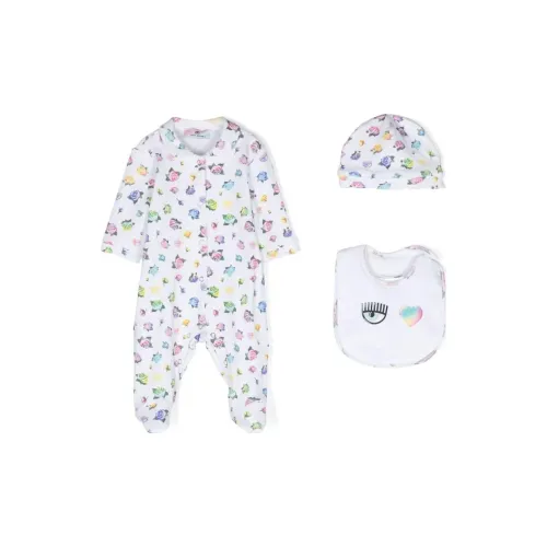 CHIARA FERRAGNI Eyelike motif Cotton Pajamas Set Of Three