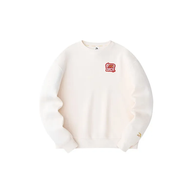 Anta Life Collection Sweatshirt Women's Corn White-1