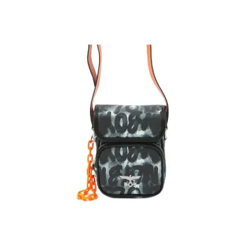 Boy London Polyurethane Crossbody Bag Shoulder Bag Unisex Black