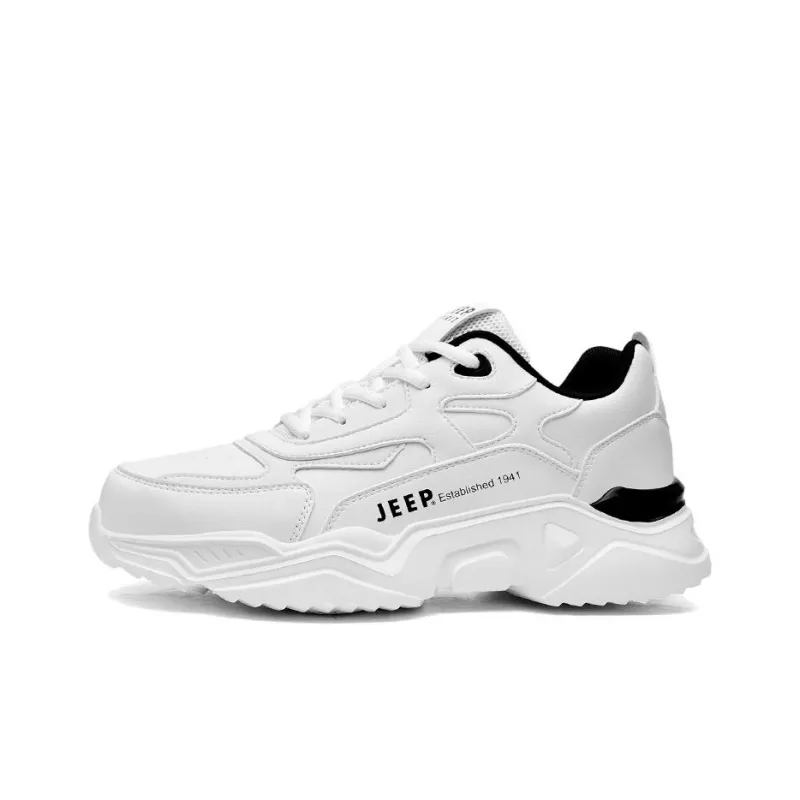 JEEP SPIRIT Anti Slip Wear Resistant Waterproof Breathable Lightweight Warm Low Top Outdoor Trekking Shoes Men's-0