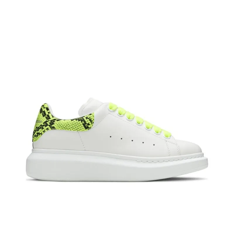 Alexander McQueen Oversized Neon Green Snake Print-1