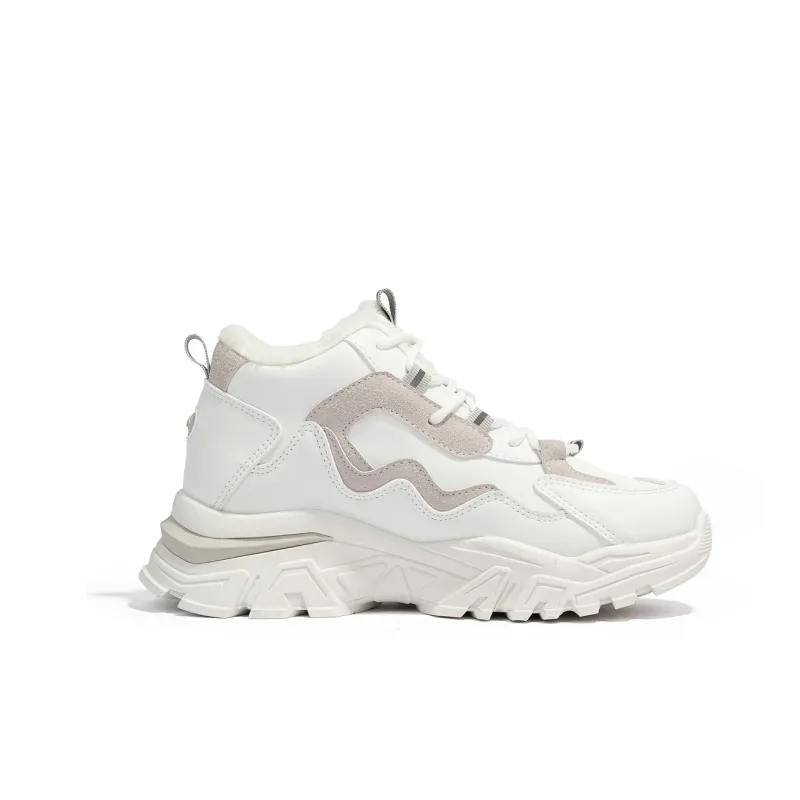 RENBEN Warm Height Increasing High-Top Casual Shoes Women's-1