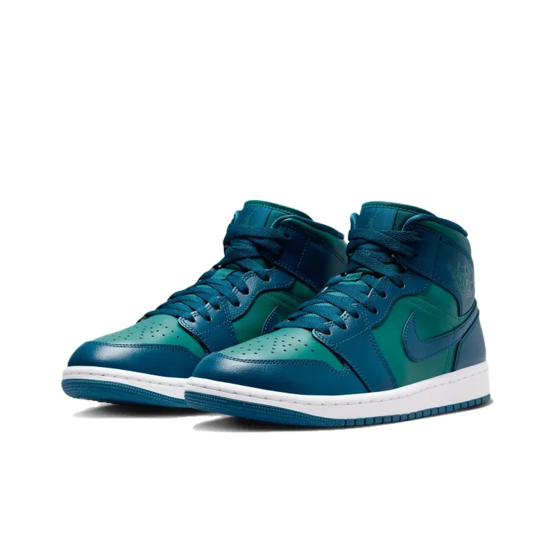 Jordan 1 Mid Teal French Blue Women's-2