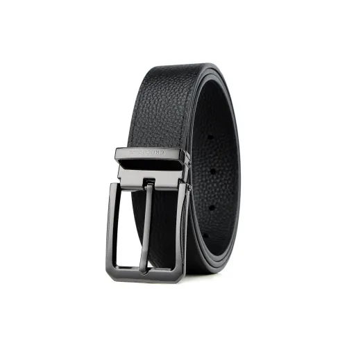 Crocodile Pin Buckle Belt Pants Top Grain Cow Leather Leather Belts Men's Width 3.4CM
