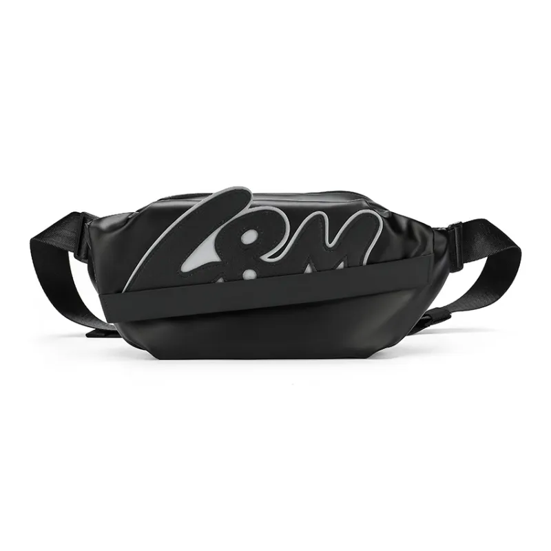 L&M Oxford Fanny Pack Large Size Men's Black-3