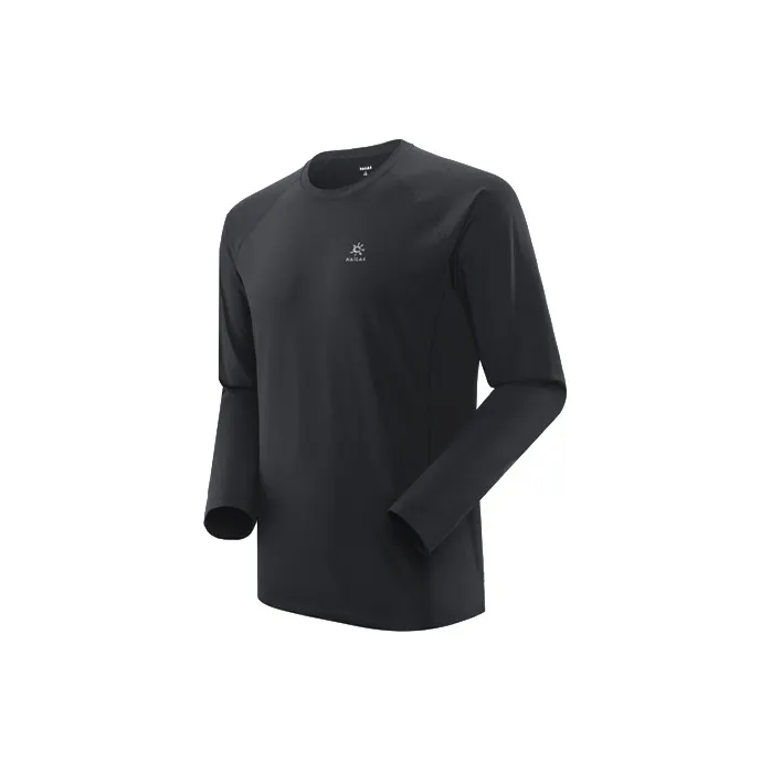 KAILAS Crew Neck Thermal Top Underwear Men's Jet Black-1