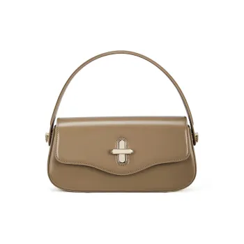 RED DRAGONFLY Cow Leather Handbag Regular Women's Khaki