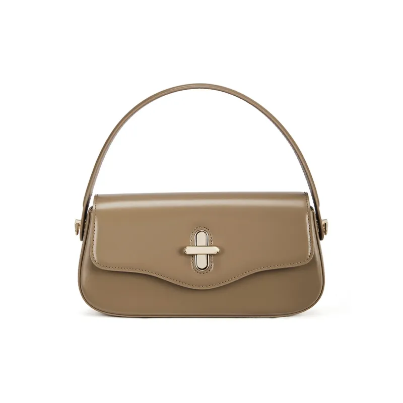 RED DRAGONFLY Cow Leather Shoulder Bag, Handbag Regular Women's Khaki-0