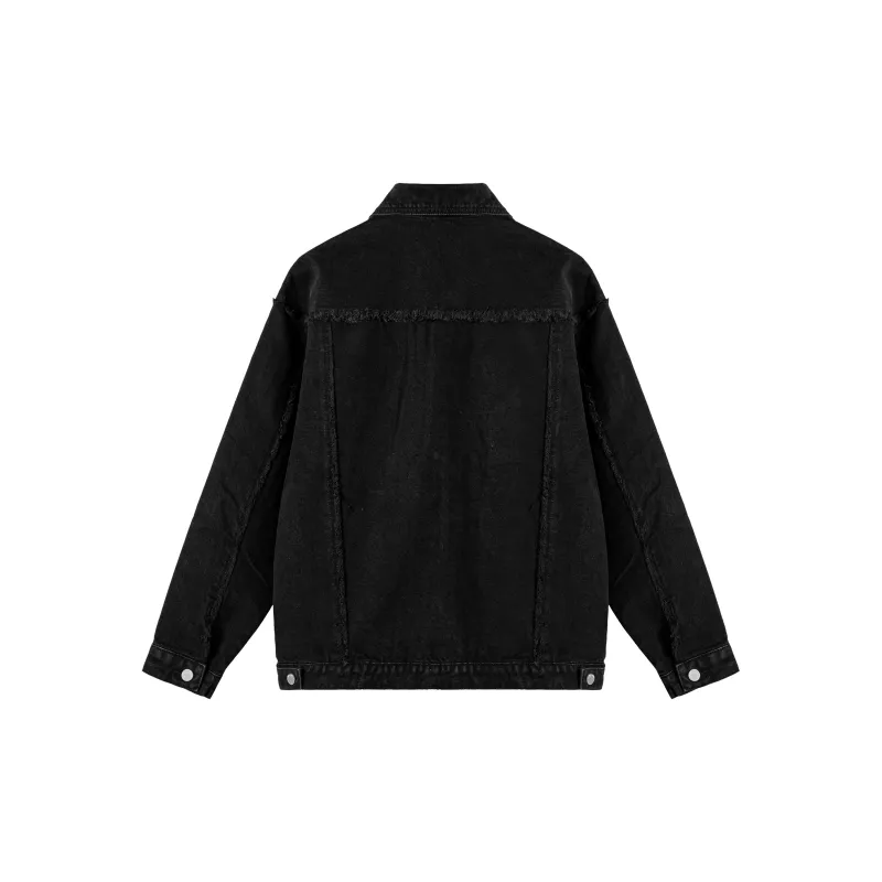 XINYINSU Denim Jacket Unisex White-14