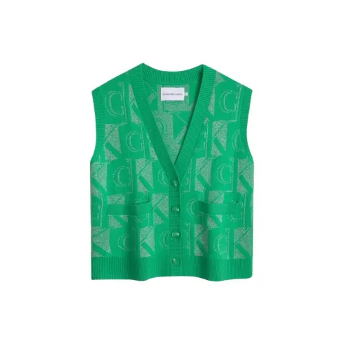 Calvin Klein Vests Women's Emerald Green