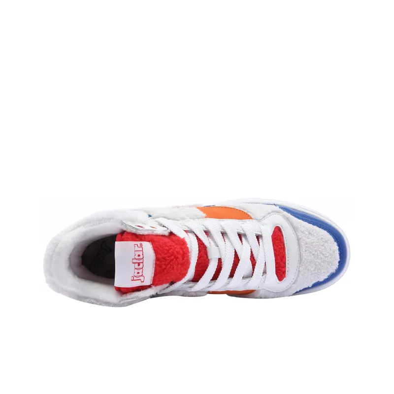 JACLAR High Top Skateboard Shoes Unisex White-4