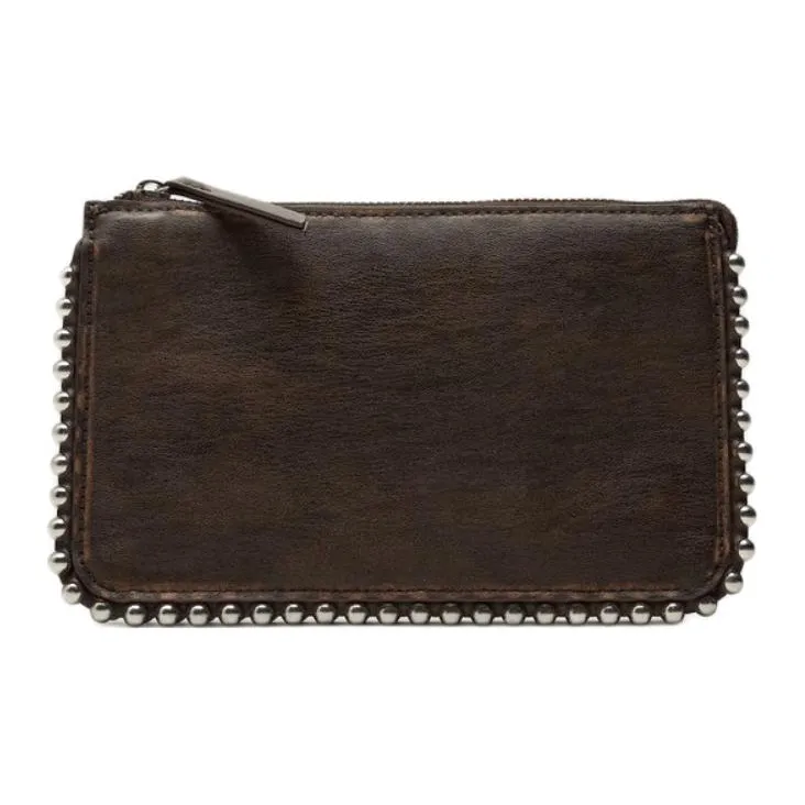 ZARA PU Wallets Shoulder Bag Crossbody Bag Small Size Women's Brown-0