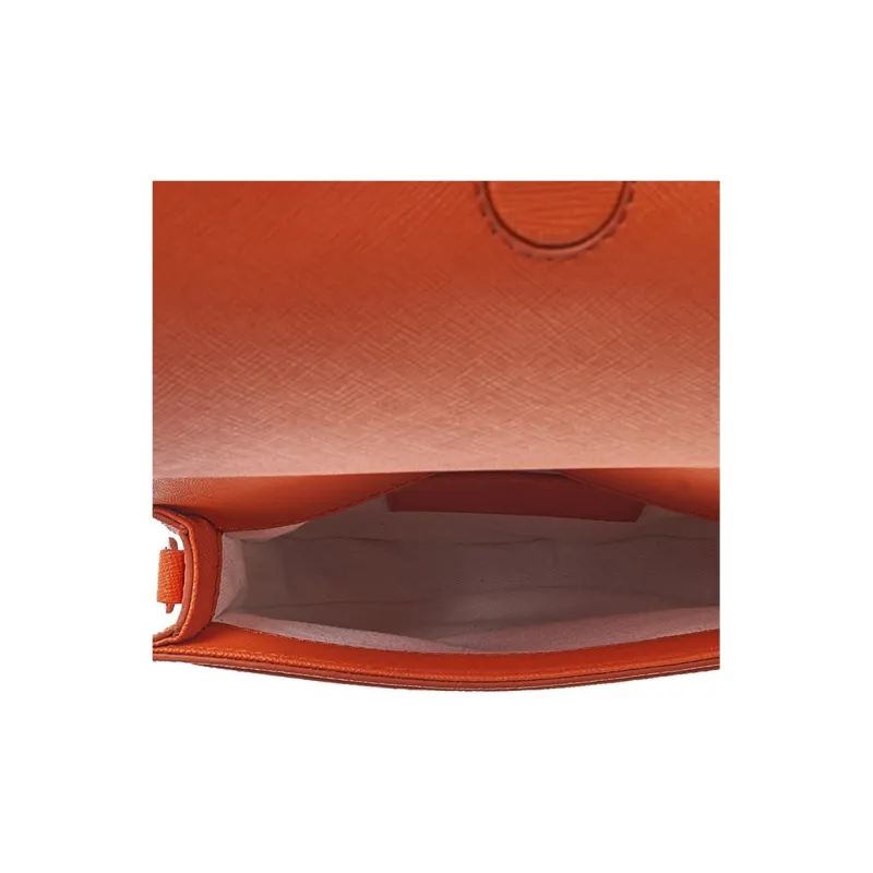 Vivienne Westwood Calfskin Shoulder Bag Crossbody Bag Women's Orange-5