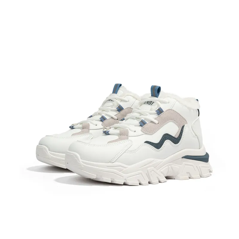 RENBEN Warm Height Increasing High-Top Casual Shoes Women's-7